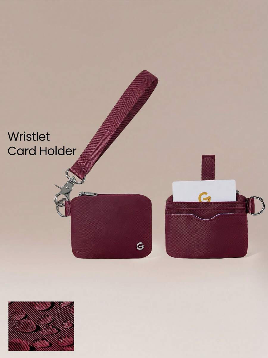 GLOWMODE On-The-Go Water-Repellant Wallet - Burgundy - View 1