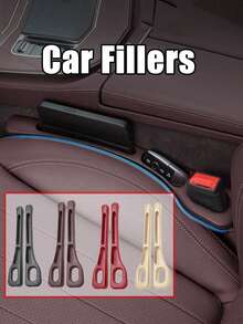 1 Pair Solid Car Seat Gap Filler Organizer With Phone Holder Anti Drop Design For Sedan SUV Truck Seat Storage Interior Accessories Daily Use Functional Convenient Practical Car Supplies Must Have - Multicolor - View 7