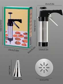 Cookie Gun Squeezing Biscuit Machine Cream Hanging Gun Hanging Mouth Bean Melting Household Hanging Gun - Multicolor - View 6