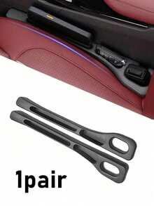 1 Pair Solid Car Seat Gap Filler Organizer With Phone Holder Anti Drop Design For Sedan SUV Truck Seat Storage Interior Accessories Daily Use Functional Convenient Practical Car Supplies Must Have - Multicolor - View 8