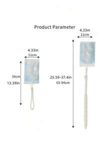 1PC Disposable Electrostatic Extendable Telescopic Duster For Home Car Office Garage Kitchen Bathroom Cleaning Dust Removal Efficient Portable Lightweight Tool Gift - Blue - View 2