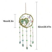 1pc Colorful Sun Catcher, Heart-Shaped Crystal WindChime, Crystal Pendant, Sun Catcher, Home Decor,Birthday Gift, Valentine's Day Gift - multicolor - View 2