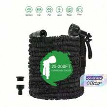 Expandable Garden Hose, Flexible Magic Water Hose For Yard, Daily Watering Tool, High Pressure Car Wash Cleaning Gun, 25ft-200ft - one size fits all - View 1