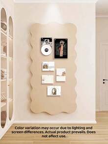 1PC Modern Thickened Felt Bulletin Board No Drill Wall Mounted Rectangular Message Photo Display Board For Home Office Memo Notice DIY Decorative Wall Organizer For Valentine Mother Thanksgiving Christmas Gift - A - View 10