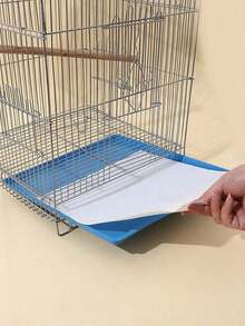 100Pcs Leak-Proof Absorbent Bird Cage Liners, Suitable For Parrots And Bird Cages - Disposable Non-Woven Fabric Dropping Tray, Includes Cage Bottom Pads, Suitable For Cockatiels, Canaries, Lovebirds, Finches, Budgies, Conures And Other Birds' - One Size Fits All - View 4