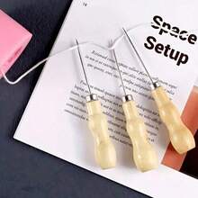 3pcs Multi-Functional Candle Making Piercing Tools - Round Hole Cone Hooks, Suitable For Silicone Molds, Shoes And Faux Repair - Punching Cone Three-piece Set - View 10