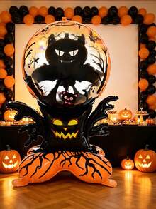 Halloween Skeleton Witch Balloon, Suitable For Use In Creating Halloween-Themed Party Scenes For Courtyards, Gardens, And Outdoor Lawns. - Halloween dead branches - View 4