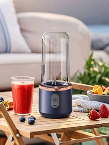 Teckwe Single/Dual-Cup USB Rechargeable Juicer, Fresh Juice Cup With Sports Lid. Multifunctional Portable Juicer Cup, Functioning As A Fruit Blender, Drink Maker And Smoothie Maker. Built-In 1500mAh Battery. USB Cable Not Included. - one size fits all - View 4