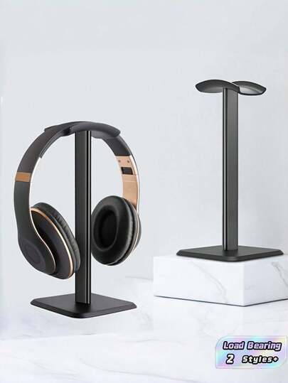 1 db csúszásgátló, karcolásmentes, 360° forgatható, állítható, nagy teherbíszerő fejhallgató tartó állvány, gaming headset tartó irodai asztalra, játékos szobába, e-sport arénába, játékosoknak, streamereknek és irodai dolgozóknak, nélkülözhetetlen kiegészítő