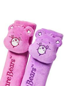 SHEIN X Care Bears 1件裝安全帶肩部護套，綠色 - 愛心熊 - 查看 4