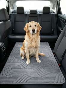 1 Thick Non-Slip Car Pet Mat, Durable Pet Non-Slip Seat Cushion, Bite-Resistant And Wear-Resistant, Suitable For SUV, Car, Truck, And Other Vehicles, Easy To Clean, Can Protect Car Seats, Suitable For All Dog Breeds, Polyester Travel Mat - Multicolor - View 5