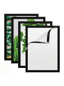 A3 Magnetic Photo Frames, Poster Cover Frames, Self-Adhesive Magnetic Frames, Magnetic Wall Art Frames, Interchangeable Wall Art Frames, Magnetic Poster Racks, Art Display Racks, Suitable For Refrigerators, Perfect For Displaying Photos - 5Pcs - View 10
