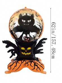 Halloween Skeleton Witch Balloon, Suitable For Use In Creating Halloween-Themed Party Scenes For Courtyards, Gardens, And Outdoor Lawns. - Halloween dead branches - View 8
