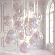 18‑Inch Heart‑Shaped Foil Balloon Set, Ideal For Wedding Decor, Engagement Parties, Birthday Parties And Anniversaries. Renderings Are For Reference Only. Balloons Only, Contents And Accessories Are Not Included. - 10 10 inch 4D balls - View 6