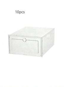 Thickened Transparent Plastic Shoe Boxes, Drawer-Style Shoe Boxes, Front Transparent Display, Suitable For Sports Shoes, High Heels, Leather Shoes, And Casual Shoes, Stackable Space Saving, Dustproof Breathable, Easy Slide Out Access - View 15