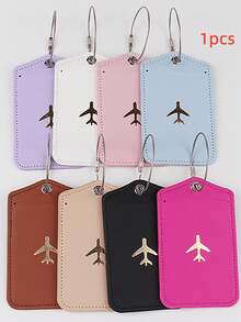 Found Favorite Fashionable Lightweight Flight Back To School Simple Style Fashionable Style Airplane Pattern Vacation Anti-Theft Luggage Tag - Multicolor - View 1