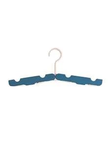 2PCS Compact Durable Plastic Foldable Anti Slip Multi Clip Hanger For T Shirts Underwear Socks Travel Business Trip Home Office Portable Space Saving Must Have - View 2