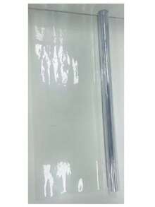 1pc Clear Transparent PVC Table Protector Cover, Waterproof Scratch‑Resistant Heat‑Resistant Easy‑Wipe‑Clean Mat. For Dining Table, Desk, Office, Home, Kitchen Countertop, Hotel, Restaurant, Party, Banquet, Holiday, Festival & Household Daily Use. - White - View 8