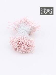 100件 2mm 單頭雙頭人造花蕊，家居花藝手工裝飾假花蕊，婚禮場景配件，DIY手工家居裝飾，室內裝飾材料，房間裝飾 - 彩色 - 查看 4