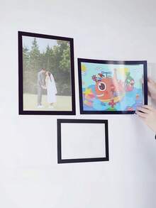 A3 Magnetic Photo Frames, Poster Cover Frames, Self-Adhesive Magnetic Frames, Magnetic Wall Art Frames, Interchangeable Wall Art Frames, Magnetic Poster Racks, Art Display Racks, Suitable For Refrigerators, Perfect For Displaying Photos - 5Pcs - View 6