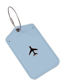 Found Favorite Fashionable Lightweight Flight Back To School Simple Style Fashionable Style Airplane Pattern Vacation Anti-Theft Luggage Tag - Multicolor - View 4