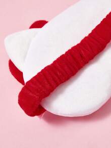 HELLO KITTY AND FRIENDS | SHEIN 印花睡眠遮光眼罩，可有效遮光，柔軟布料 - 紅色 - 查看 6