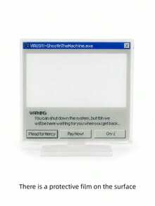 Joivida 3-Inch Acrylic Photo Frame, Retro Computer Paint Window Design Instant Photo Holder, Cute Tabletop Picture Display Stand For Desk, Bedroom, Office, Living Room, Travel Memories, Birthday, Holiday & Novelty Gift - multicolor - View 14