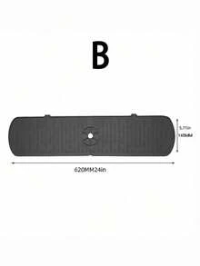 Tapete de secado de silicona con borde extra ancho - Alfombra de drenaje antideslizante para encimera de cocina para platos, cuencos, utensilios | Rejilla de secado flexible resistente a los olores - Gris - Ver 17