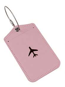 Found Favorite Fashionable Lightweight Flight Back To School Simple Style Fashionable Style Airplane Pattern Vacation Anti-Theft Luggage Tag - Multicolor - View 3