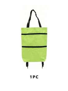 Compact Foldable Wheeled Shopping Cart - Detachable. This Lightweight And Portable Shopping Cart Is Made Of Oxford Cloth, With A Foldable Design, Saving Space And Suitable For Household Use. - Multicolor - View 9