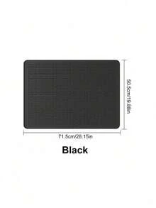 1Pc Silicone Dishwashing Mat – Kitchen Utensil Drainage Mat, Heat-Resistant Flexible Rubber Mat For Countertop & Sink, Multifunctional Insulation Pad & Water Filter Mat, Cup Holder (2 Colors Available) - Multicolor - View 12