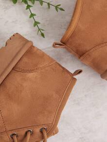 SHUZIA Women's Comfortable Chelsea Combat Boots For Daily Wear Summer Shoes Spring Shoes Spring Break Easter Mother's Day Present For Christmas Valentine's Day - Camel - View 8