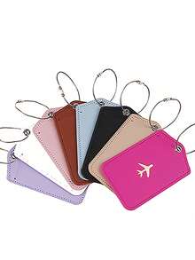 Found Favorite Fashionable Lightweight Flight Back To School Simple Style Fashionable Style Airplane Pattern Vacation Anti-Theft Luggage Tag - Multicolor - View 2