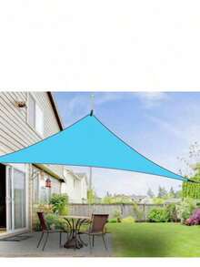 One Piece Of Three-Sided Outdoor Umbrella, Patio And Balcony Sunshade, 3-Meter Silver Coated Sun Umbrella, Landscape Umbrella, Waterproof - 3*3*3M - View 8