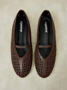 Styleloop Ladies, Rubber Band, Flat Shoes, Vacation Atmosphere, Summer Wear, Travel Essentials, Y2K, Cool Girl Night Out Wear - dark brown - View 9