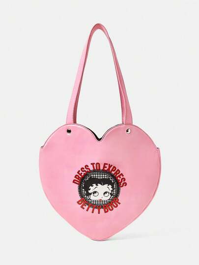 Betty Boop x SHEIN Women's Fashion Shoulder Strap Bag
