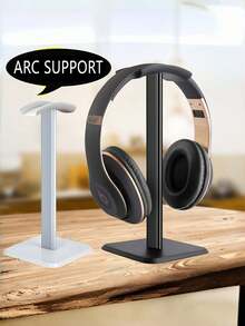 1 PC NonSlip AntiScratch 360Rotatable Adjustable Heavy Duty Headphone Stand Gaming Headset Holder Rack For Office Desk Gaming Room Esports Arena Gamers Streamers Office Workers Must Have Accessory - Multicolor - View 3