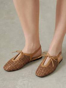 Styleloop Ladies, Buckles, Flat Shoes, Vacation Atmosphere, Summer Wear, Travel Essentials, Y2K, Cool Girl Night Out Wear - Brown - View 7