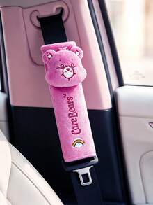SHEIN X Care Bears 1件裝安全帶肩部護套，綠色 - 愛心熊 - 查看 2