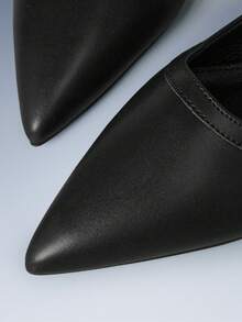 CUCCOO GRLICON Ladies, Buckle Spikes, Trim, Flats - Black - View 4