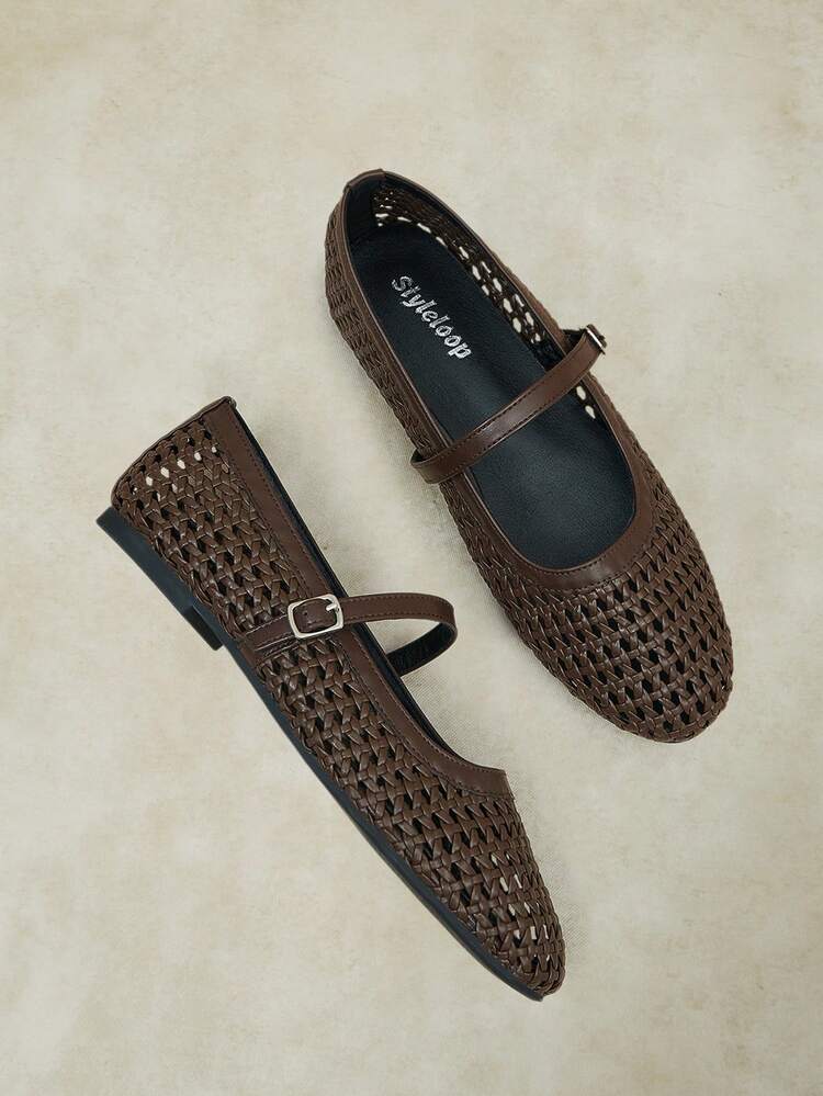 Styleloop Ladies, Buckles, Flat Shoes, Vacation Atmosphere, Summer Wear, Travel Essentials, Y2K, Cool Girl Night Out Wear - dark brown - View 9