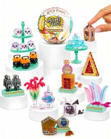 MGA Entertainment 1pc Random Style MGA's Miniverse Make It Mini Mystery Capsule, Random Style DIY Magical Chocolate Frog Scene Craft Set With Tiny Cards And Candy Details, Collectible Desk Shelf Display Decor - Multicolor - View 4