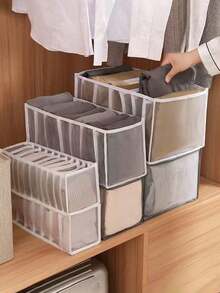 Found Favorite 3pcs Bra Drawer Organizer Bags, Underwear Drawer Storage Box, Underwear Storage Box, Wardrobe Storage Box, Drawer Storage Box, Mesh Drawer Storage - Multicolor - View 5