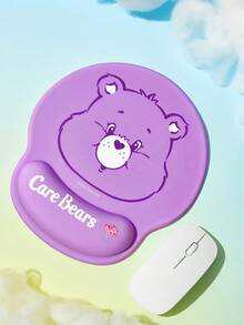 SHEIN X Care Bears Cartoon Pattern Computer Desktop Mouse Pad With Wrist Rest - Round - View 2