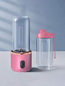 Teckwe Single/Dual-Cup USB Rechargeable Juicer, Fresh Juice Cup With Sports Lid. Multifunctional Portable Juicer Cup, Functioning As A Fruit Blender, Drink Maker And Smoothie Maker. Built-In 1500mAh Battery. USB Cable Not Included. - one size fits all - View 8
