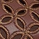 Brown embroidery thread