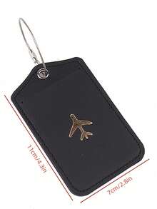 Found Favorite Fashionable Lightweight Flight Back To School Simple Style Fashionable Style Airplane Pattern Vacation Anti-Theft Luggage Tag - Multicolor - View 5