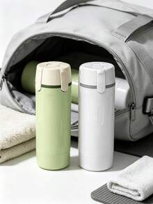 1pc Travel Refillable Bottles Set, 4‑In‑1 Portable Travel Dispenser Kit, Leak‑Proof Approved Travel Size Containers For Shampoo Lotion Cosmetics - Multicolor - View 10