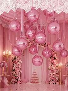 18‑Inch Heart‑Shaped Foil Balloon Set, Ideal For Wedding Decor, Engagement Parties, Birthday Parties And Anniversaries. Renderings Are For Reference Only. Balloons Only, Contents And Accessories Are Not Included. - 10 10 inch 4D balls - View 9
