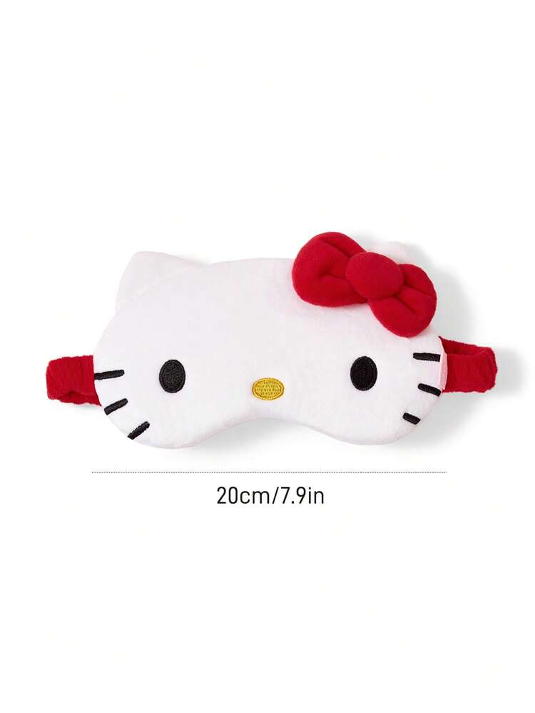 HELLO KITTY AND FRIENDS | SHEIN Printed Sleep Shading Blindfold, Can Effectively Shade Light, Soft Fabric - Red - View 3